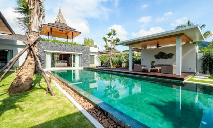 Tropical villas in Bali style